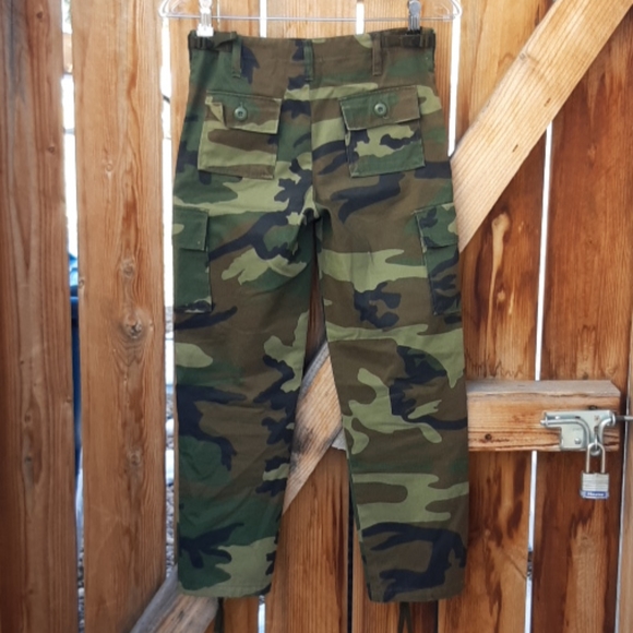 Vintage high rise camo cargo army pants xs - Picture 4 of 6
